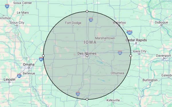 The Des Moines Metro is our home, but we service all of Central Iowa.